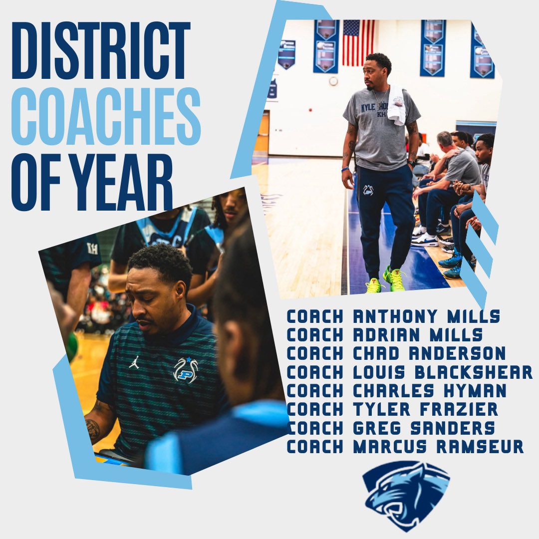 Congratulations to Coach Mills and staff on receiving the Cardinal All-District Coach/Coaches of the Year award. The staff's tireless efforts have been instrumental in achieving this success.
