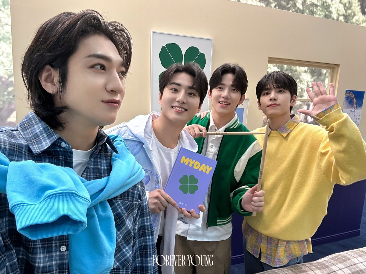 JYPE_JAPAN's tweet image. 𝐃𝐀𝐘𝟔
𝐅𝐎𝐑𝐄𝐕𝐄𝐑 𝐘𝐎𝐔𝐍𝐆 𝐈𝐍 𝐉𝐀𝐏𝐀𝐍

　　　 ＼ 𝐃-𝐃𝐀𝐘／

大阪公演1日目スタート🍀✨
久しぶりの日本公演にメンバーもワクワク💭
My Dayの歌声にも期待しています🎤

=

오사카 공연 첫째 날 스타트🍀✨
오랜만의 일본 공연에 멤버들도 두근두근💭
My Day의 노래 실력도…