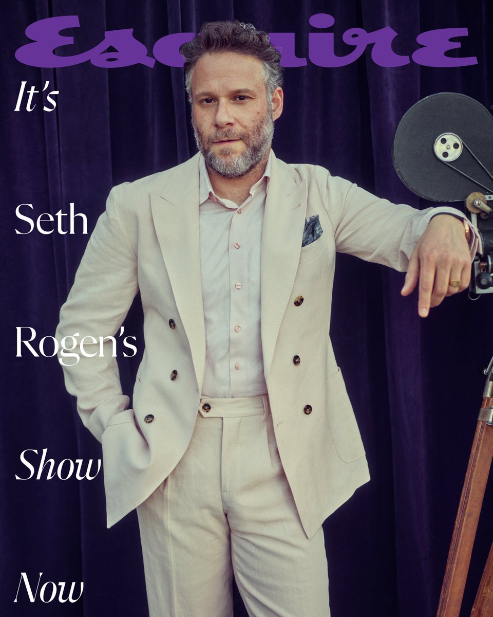 Esquire (@esquire) on Twitter photo Introducing our March issue cover star, <a href="/SethRogen/">Seth Rogen</a>. You know him for his comedies, his love of weed, and his raspy chuckle. In his new series, #TheStudio, he plays an aspiring Hollywood mogul. But in real life the 42-year-old is already one of the most powerful people in show Introducing our March issue cover star, <a href="/SethRogen/">Seth Rogen</a>. You know him for his comedies, his love of weed, and his raspy chuckle. In his new series, #TheStudio, he plays an aspiring Hollywood mogul. But in real life the 42-year-old is already one of the most powerful people in show