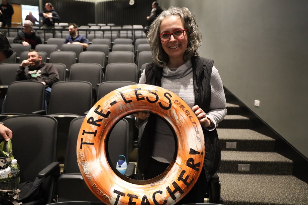 Congratulations to Vanessa Kirk, our recent recipient of the Tire-less Teacher award! Thank you for all you do!