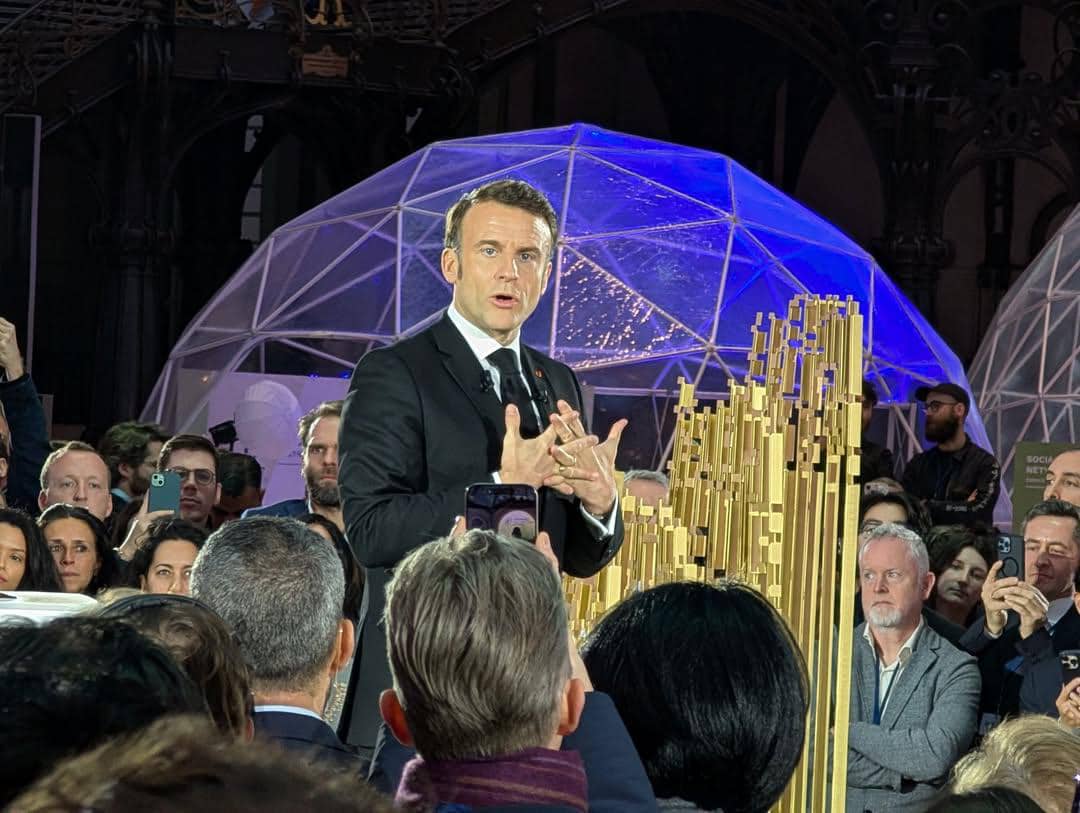 Avec le soutien de l'ambassade, Richard Ndayishimiye (directeur de l'ISCO) et Elie Bubuya (étudiant de <a href="/Univ_Ngozi/">UNIVERSITE DE NGOZI</a>  et développeur IA pour le diagnostic des maladies végétales) représentent le 🇧🇮 au sommet de Paris pour l'action sur l' #IntelligenceArtificielle .
#SommetActionIA