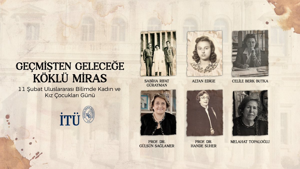 Bilimde, Teknolojide ve Mühendislikte Kadınların Gücüne İnanıyoruz! 👩‍🔬👩‍💻👷‍♀️

Ülkemizin ilk kadın mühendislerinin İTÜ'de yetişmiş olması, bizim için her zaman büyük bir gurur kaynağı oldu. Bugün, binlerce kadın mühendis, yönetici ve girişimci yetiştiren bir üniversite olarak, bilim