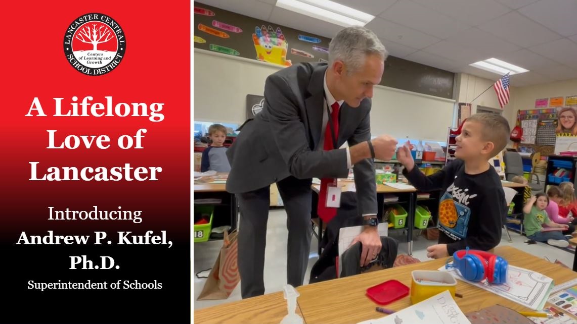 VIDEO: Get to know our Superintendent Dr. Andrew Kufel, and about the full circle moments that have positively benefited his life and led the Lancaster alumnus to continue the district’s journey towards excellence.

Watch the video at: lancasterschools.org/departments/pu…
