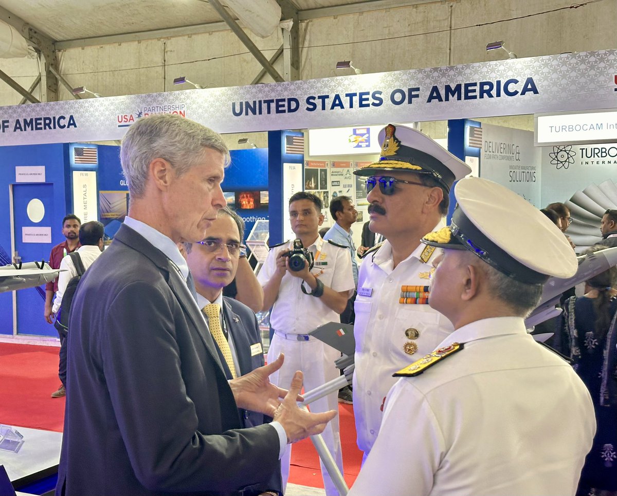 Lockheed Martin India (@lmindianews) on Twitter photo Honored to have Admiral Dinesh K Tripathi, PVSM, AVSM, NM, Chief of Naval Staff, at our #AeroIndia2025 booth, where we briefed him on our 21st Century Security® solutions for the <a href="/indiannavy/">SpokespersonNavy</a>.
#AeroIndia2025 #ForIndiaFromIndia Honored to have Admiral Dinesh K Tripathi, PVSM, AVSM, NM, Chief of Naval Staff, at our #AeroIndia2025 booth, where we briefed him on our 21st Century Security® solutions for the <a href="/indiannavy/">SpokespersonNavy</a>.
#AeroIndia2025 #ForIndiaFromIndia