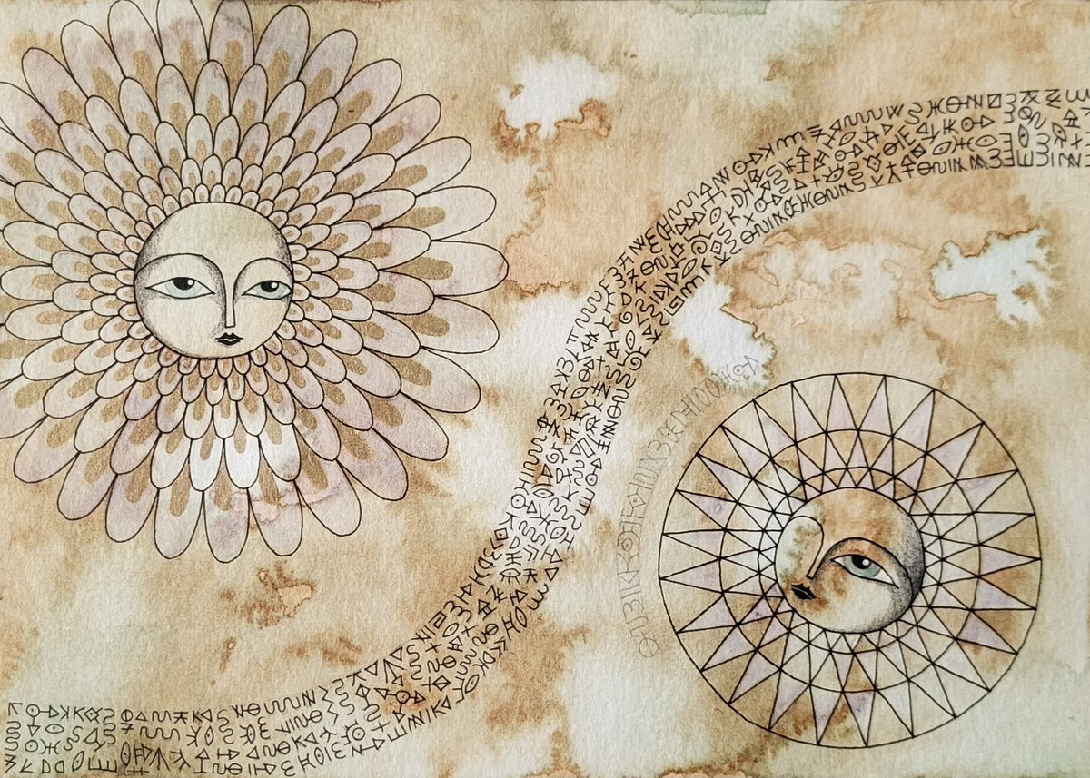 lottaskimo's tweet image. Café, encres, pigments et crayons sur papier. 2025
14,8cm x 21cm 
#dessin #drawing