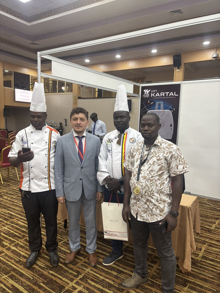 SAATCiOGLUCFS's tweet photo. Uganda Kampala’da düzenlenen AFMASS Gıda Üretim Fuarında yerimizi aldık .

We are taking  our place at the AFMASS Food Production Fair held in Kampala, Uganda 🌍 #AFMASS2025 https://t.co/6eYM4aPY4r