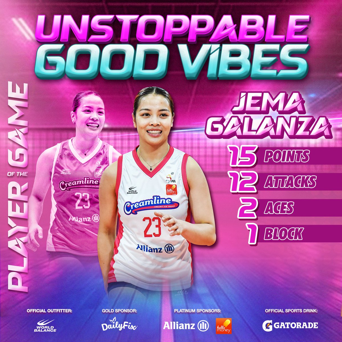 Creamline Cool Smashers tweet media