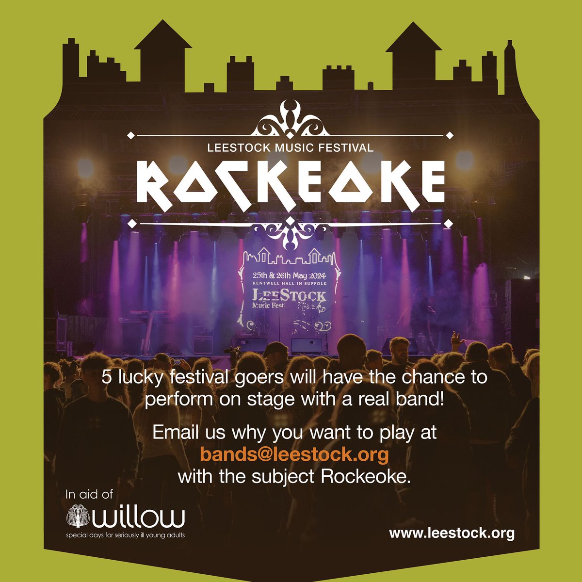 Don’t miss your chance to perform on the stage!