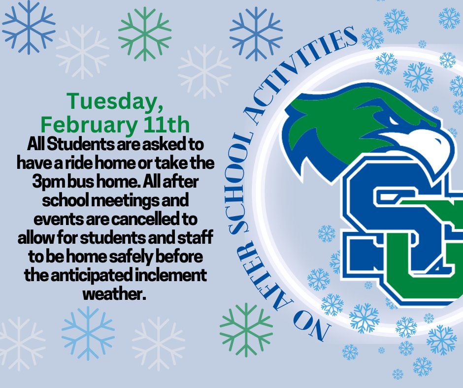 St_GeorgesTHS's tweet photo. All Hawks are asked to leave the building at 3pm today. Be safe. https://t.co/PWC5U4JSyj