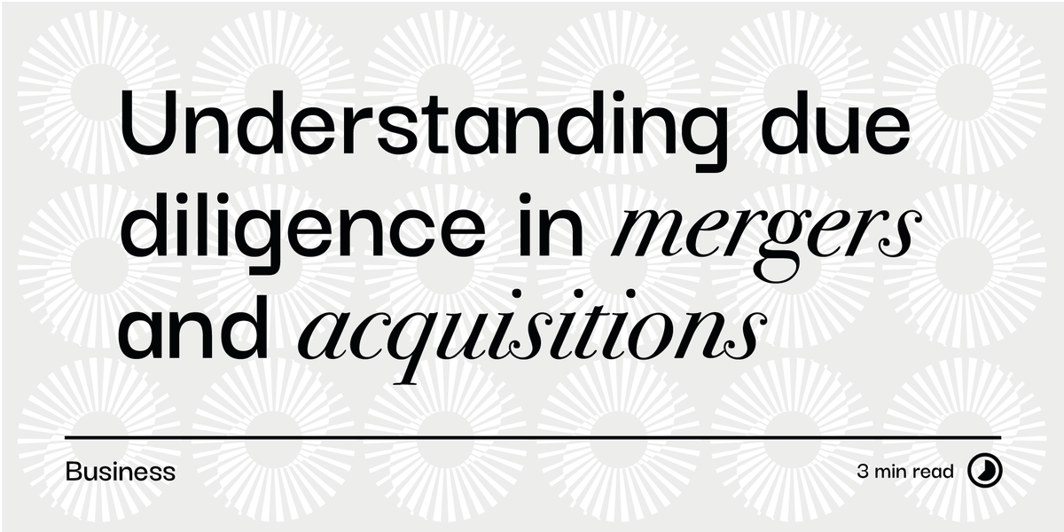 Considering a business acquisition? Learn the importance of due diligence in safeguarding investment and ensuring a smooth transaction. 

Discover legal insights and guidance in our latest article: loom.ly/DhhDe6U

#BusinessLaw #MergersAndAcquisitions #BirkettLong