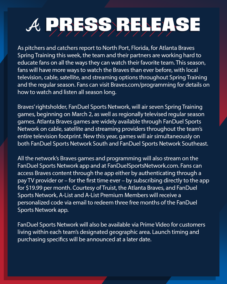 Atlanta Braves tweet media