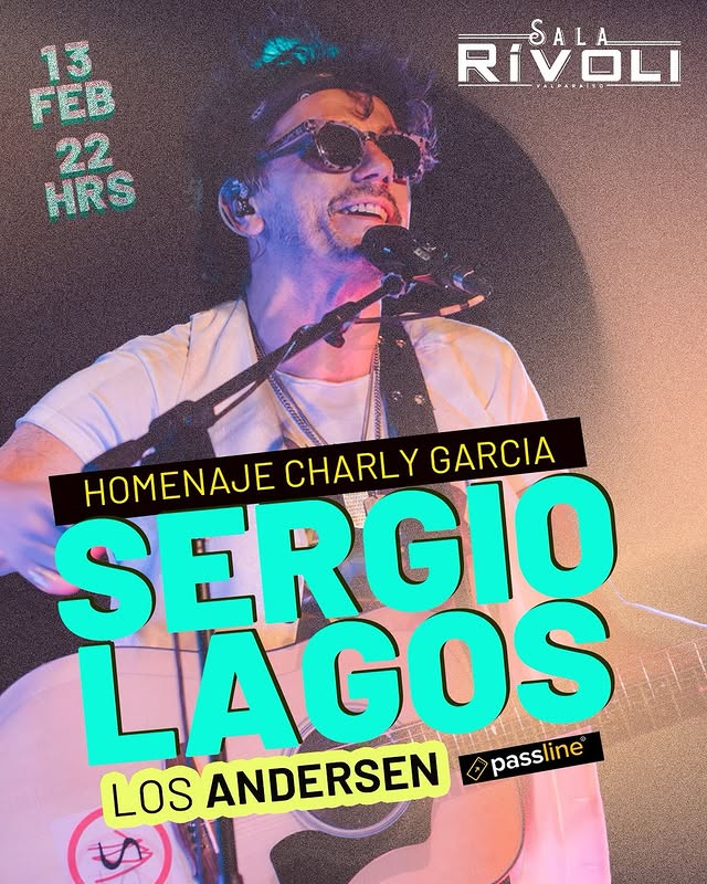 🎤 ¡Sergio Lagos &amp; Los Andersen celebran a Charly García en una noche inolvidable en "Sala Rivoli" ! 🎤

😲 Imagina una noche llena de clásicos inmortales, una banda espectacular y un público cantando las canciones que marcaron generaciones. 😲