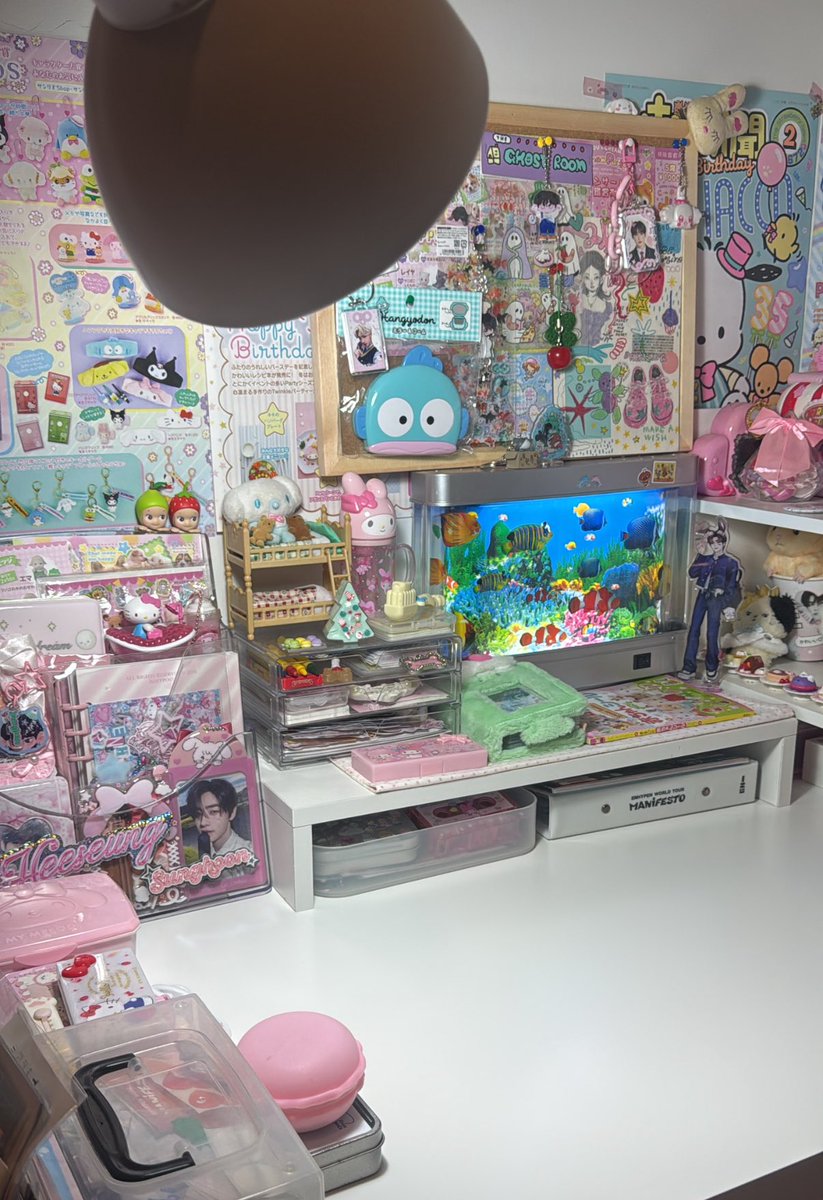 ได้รับโต๊ะกับโคมไฟแล้ววนะคะ🙌🏻🙌🏻 #reviewbojusaeyo