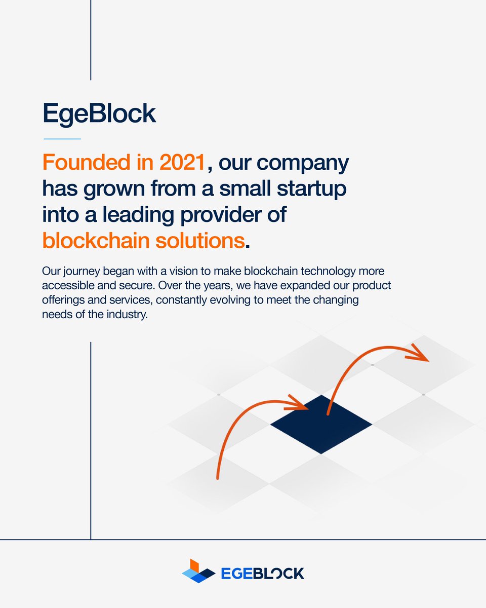 Ege_block's tweet photo. Founded in 2021, our company has grown from a small startup into a leading provider of blockchain solutions.
#blockchain #techinnovation #leadingprovider #technology #evolvingtech #blockchainsecurity #egeblock https://t.co/ARvKex3jUk
