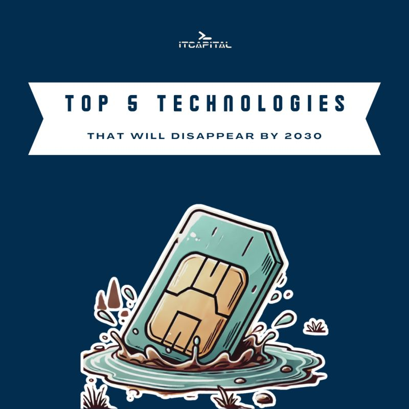 ITCapit's tweet image. The world of technology is evolving so fast that some things we take for granted today will soon become obsolete.
👇 Here are 5 technologies that will likely vanish by 2030:

Read more on our Linkedin:linkedin.com/feed/update/ur…