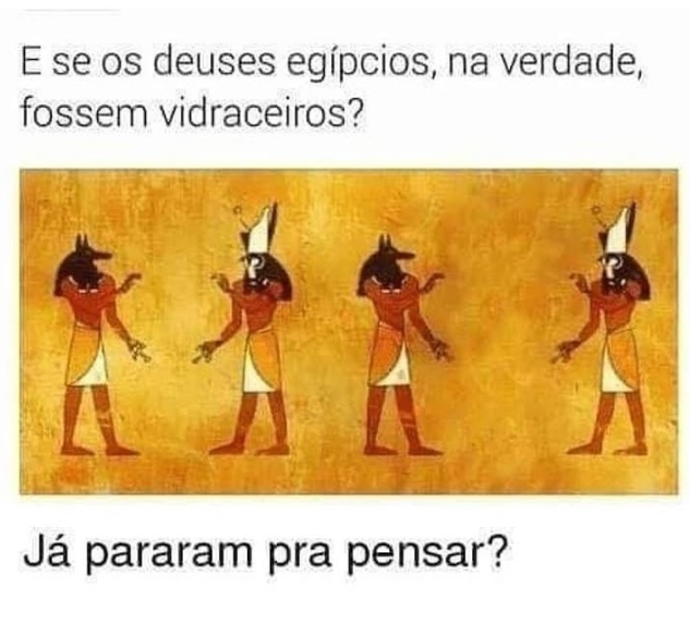 É cada reflexão, né kkkkkkkkkkkk