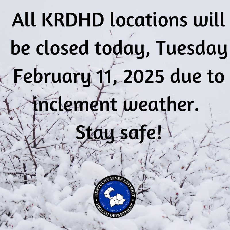 Kentucky River District Health Department tweet media