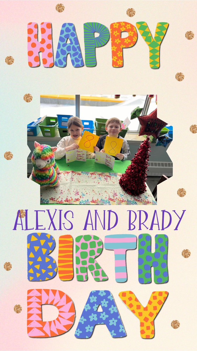 lorikelly@nlschools.ca (@lorikellynlesd1) on Twitter photo Celebrating the big “8”with two special students today
🎉🎂🎁🎈🎊HBD To A & B <a href="/StTeresasSchoo1/">St. Teresa's School</a>
#BetterTogether
#welovegradetwo Celebrating the big “8”with two special students today
🎉🎂🎁🎈🎊HBD To A & B <a href="/StTeresasSchoo1/">St. Teresa's School</a>
#BetterTogether
#welovegradetwo