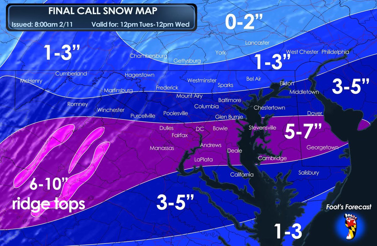 Here’s my final call. I think there is big time bust potential north of i-70.
