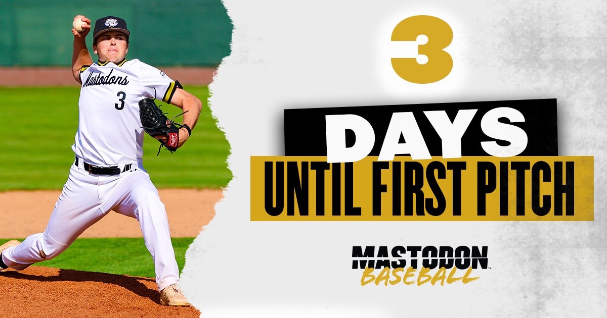 3️⃣ DAYS UNTIL FIRST PITCH! 🐘

#3 Owen Willard
JR | RHP/IF | Butler

💪 Biggest Mastodon Moment:
Earned a Save against #20 Indiana pitching 1.1 innings giving up 0 hits, 0 runs &amp; 2 strikeouts last season!

PFW Career:
☑️ 37 Mound Appearances
☑️ 70 Innings Pitched
☑️ 65 Strikeouts