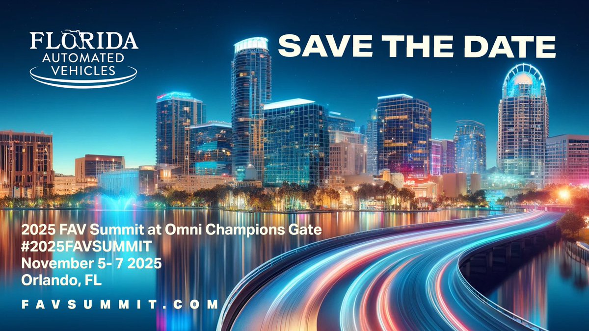 Florida Automated Vehicles Summit tweet media
