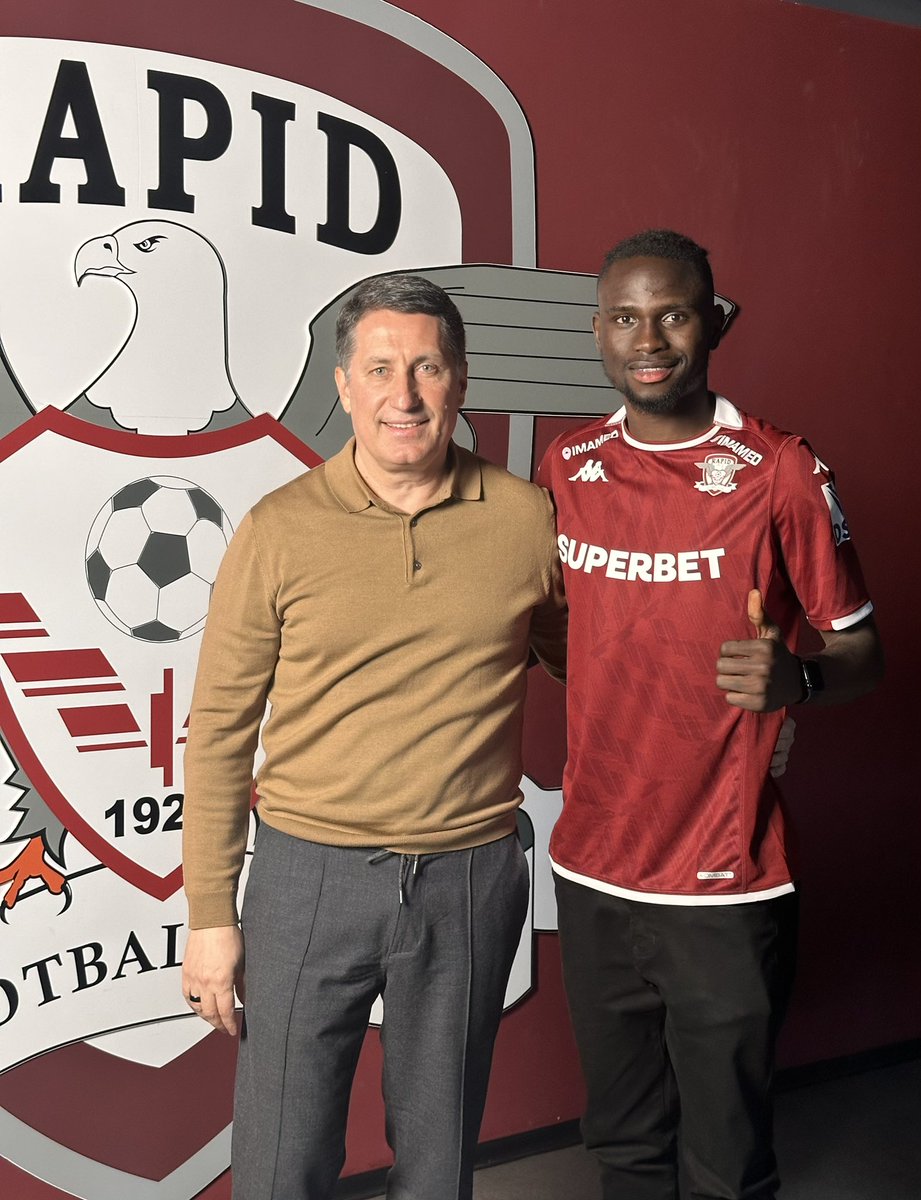 LIstrati's tweet image. Peter Ademo, a talented 22-year-old Nigerian midfielder, has joined Rapid Bucharest on loan from Sheriff Tiraspol.