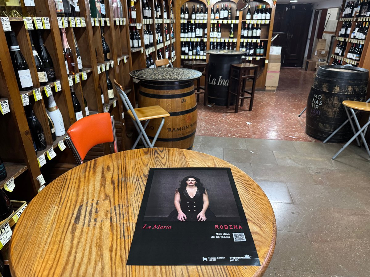 neualcarrer's tweet photo. Hui, Benimaclet s'ha llevat amb una joia que recorria tots els racons, una ROBINA ♦️ anomenada @lamariabs_ 

💥NOU DISC!
🪽28 DE FEBRER
❤️PREGUARDA: Link a la bio https://t.co/mboSxCcG7f