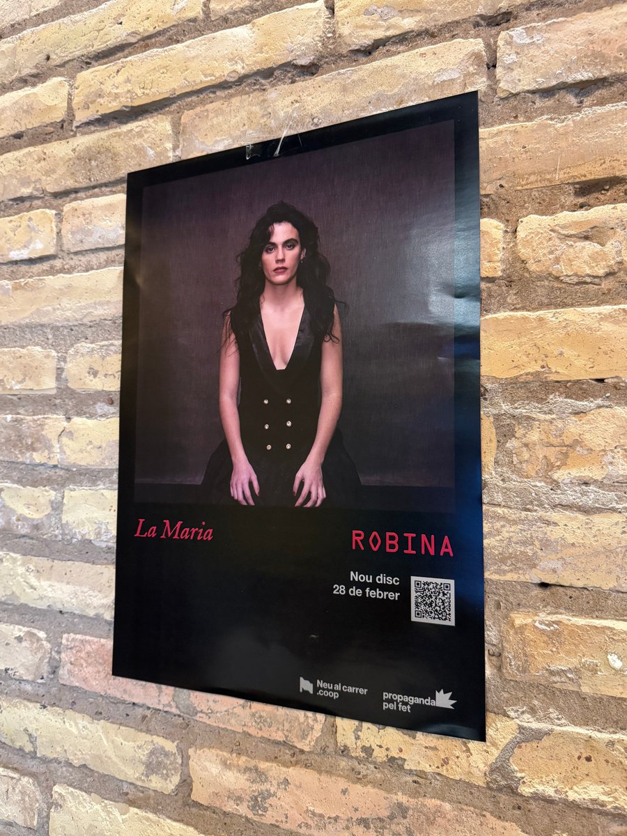 Neu al carrer coop (@neualcarrer) on Twitter photo Hui, Benimaclet s'ha llevat amb una joia que recorria tots els racons, una ROBINA ♦️ anomenada <a href="/lamariabs_/">La Maria 🍇</a>
💥NOU DISC!
🪽28 DE FEBRER
❤️PREGUARDA: Link a la bio Hui, Benimaclet s'ha llevat amb una joia que recorria tots els racons, una ROBINA ♦️ anomenada <a href="/lamariabs_/">La Maria 🍇</a>
💥NOU DISC!
🪽28 DE FEBRER
❤️PREGUARDA: Link a la bio