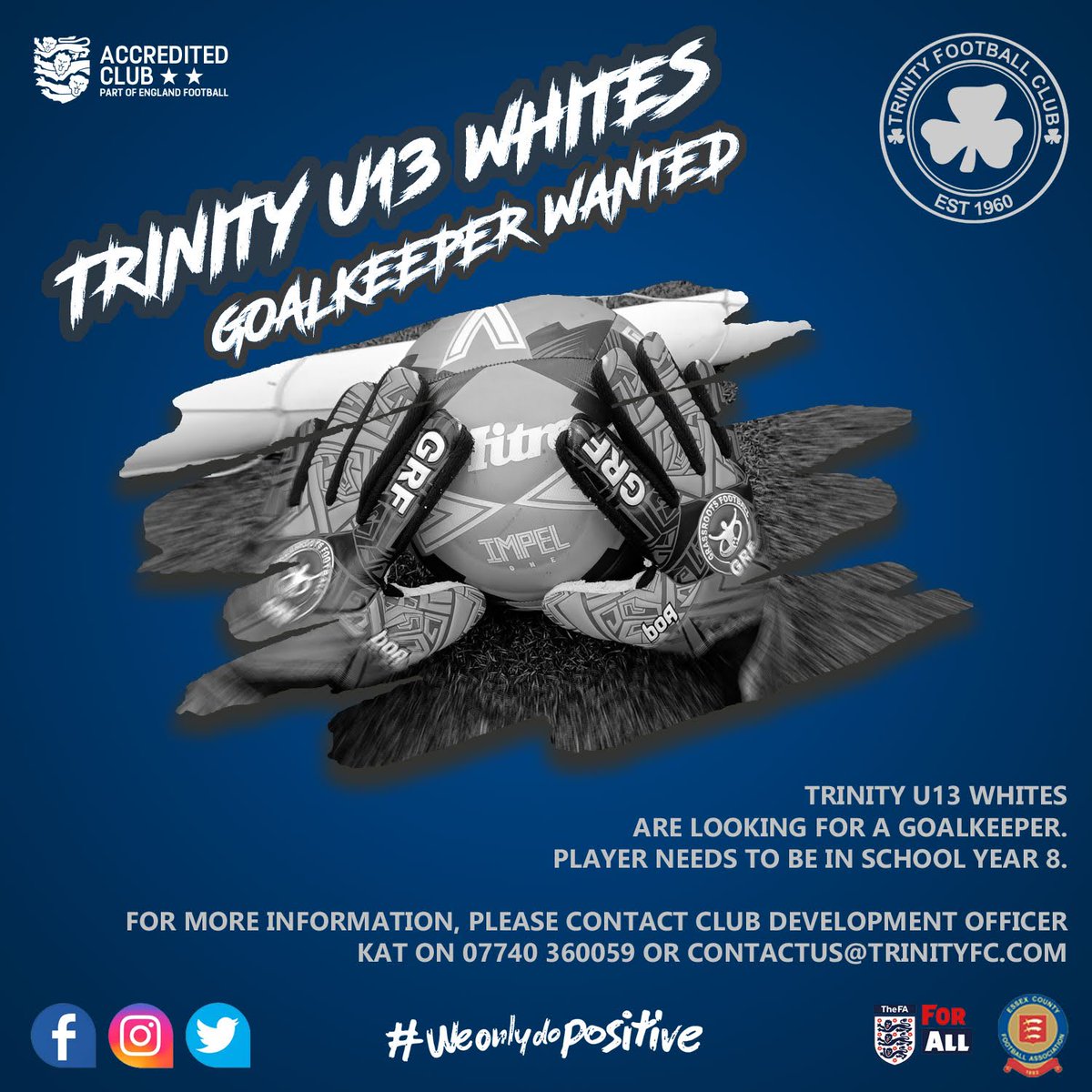 #PlayersWanted #SquadBooster #southendonsea #southend #grassroots #grassrootsfootball #essex #goalkeeper