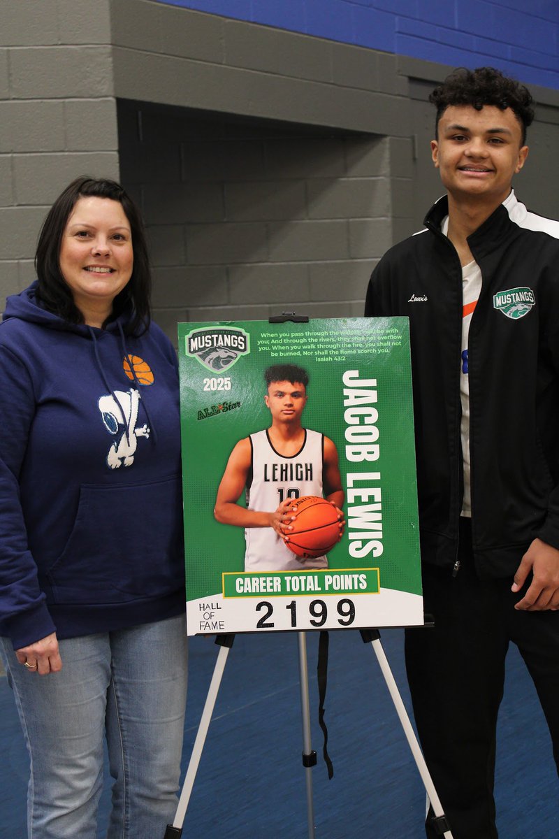 D11Sports's tweet photo. WHAT A CAREER!!!!
Congrats to Jacob Lewis of Lehigh Christian Academy who scored 43 points in his final High School game.
Lewis is only the 8th area player to surpass 2000 points in his career.
He is now in 4th place on All-time scoring list—finishing with 2199 points. https://t.co/jleCicwdTw