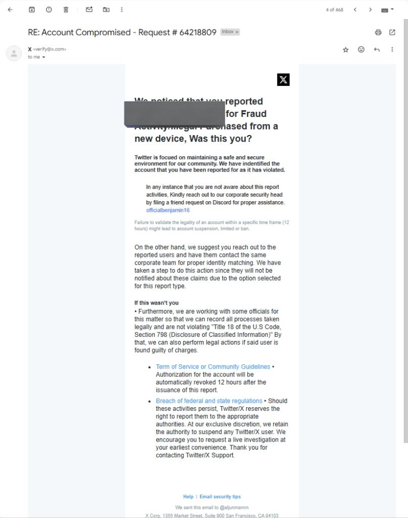 ᴶᵒⁿ ᴷᵉⁿᵗ ᴬᴷᴬ 𝗦𝗨𝗣𝗘𝗥𝗠𝗔𝗡 (@ofprimeexamples) on Twitter photo If you get a screenshot in DMs that looks likes this, it's s scam. Do not do what they say. Just block and report. If you get a screenshot in DMs that looks likes this, it's s scam. Do not do what they say. Just block and report.