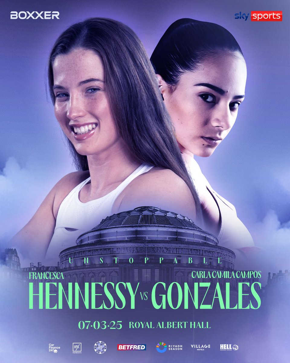 BOXXER (@boxxer) on Twitter photo Fights ๐ผ๐๐๐๐! ๐ฅ
The star-studded lineup is complete as <a href="/ChloeWatson111/">Chloe Watson</a> defends her European flyweight title versus <a href="/JZapotoczna/">Jasmina Zapotoczna</a>, and <a href="/_franhennessy/">Francesca Hennessy</a> taking on Carla Camila Campos Gonzales to continue her impressive run ๐ฎโ๐จ๐ฅ
Get your tickets, BOXXER.com ๐๏ธ Fights ๐ผ๐๐๐๐! ๐ฅ
The star-studded lineup is complete as <a href="/ChloeWatson111/">Chloe Watson</a> defends her European flyweight title versus <a href="/JZapotoczna/">Jasmina Zapotoczna</a>, and <a href="/_franhennessy/">Francesca Hennessy</a> taking on Carla Camila Campos Gonzales to continue her impressive run ๐ฎโ๐จ๐ฅ
Get your tickets, BOXXER.com ๐๏ธ