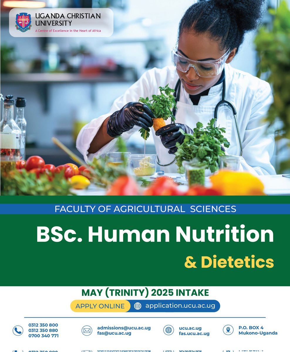 Apply online 👉 application.ucu.ac.ug

#Apply2UCU