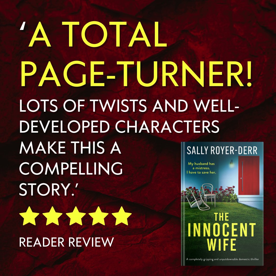 Stormbooks_co's tweet image. 🥀 In this house, love and betrayal sleep side by side…

🔥 Find out why readers can't get enough of @SallyRoyerDerr's new domestic thriller The Innocent Wife: geni.us/852-rd-two-am

#psychologicalthriller #readerreview