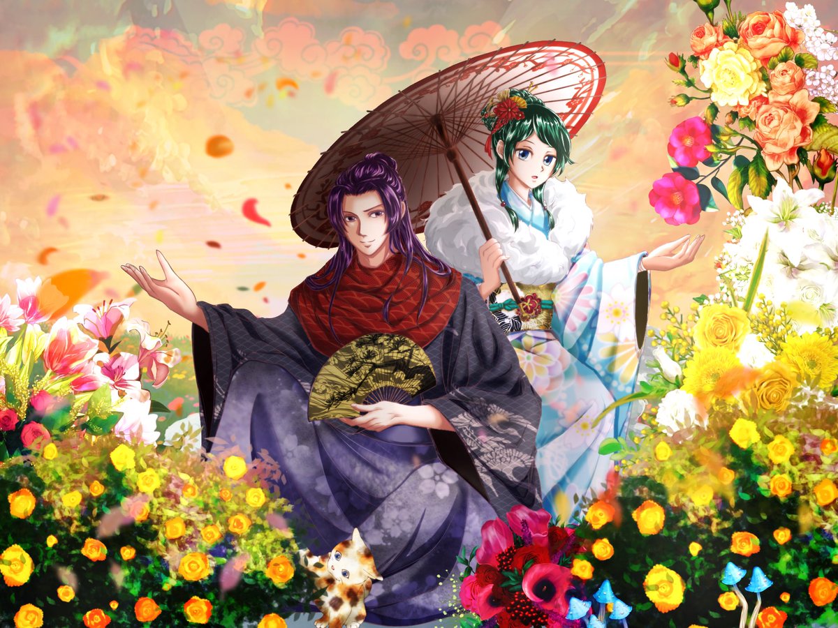 百花繚乱イメージのお正月壬猫(遅) 

月精🌙はいつになることやら...