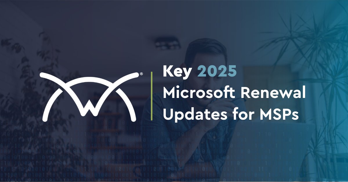 Staying ahead of #Microsoft’s renewal updates is essential for MSPs who want to ensure their customers’ success. This blog has a breakdown of what’s new and what it means for you as an #MSP.

Read the blog ms.spr.ly/6010UlK8G