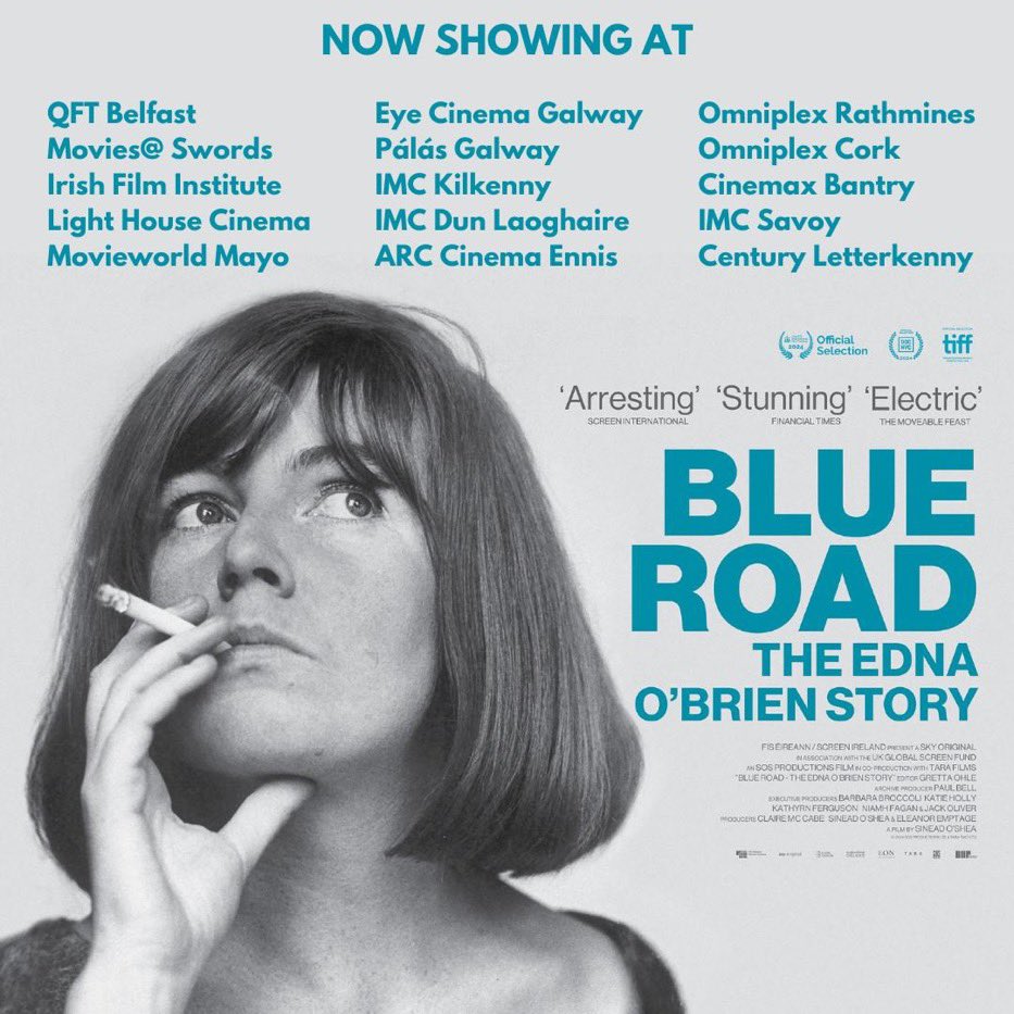 Martina Durac (@martinadox) on Twitter photo Go see this very fine film by <a href="/SineadEOShea/">Sinead O'Shea</a>. A striking account of an extraordinary life. Then come to <a href="/ebcf/">📚 Ennis Book Club Festival | March 7-9 2025 📚</a> on the 8th March to hear Andrew O’Hagan, <a href="/sallyhayd/">Sally Hayden</a>, <a href="/eoinmcnamee3/">eoin mcnamee</a> and Danielle McLaughlin talk with <a href="/EnglishRachael/">Rachael English</a> about Edna O’Brien’s achievements as a writer. Go see this very fine film by <a href="/SineadEOShea/">Sinead O'Shea</a>. A striking account of an extraordinary life. Then come to <a href="/ebcf/">📚 Ennis Book Club Festival | March 7-9 2025 📚</a> on the 8th March to hear Andrew O’Hagan, <a href="/sallyhayd/">Sally Hayden</a>, <a href="/eoinmcnamee3/">eoin mcnamee</a> and Danielle McLaughlin talk with <a href="/EnglishRachael/">Rachael English</a> about Edna O’Brien’s achievements as a writer.