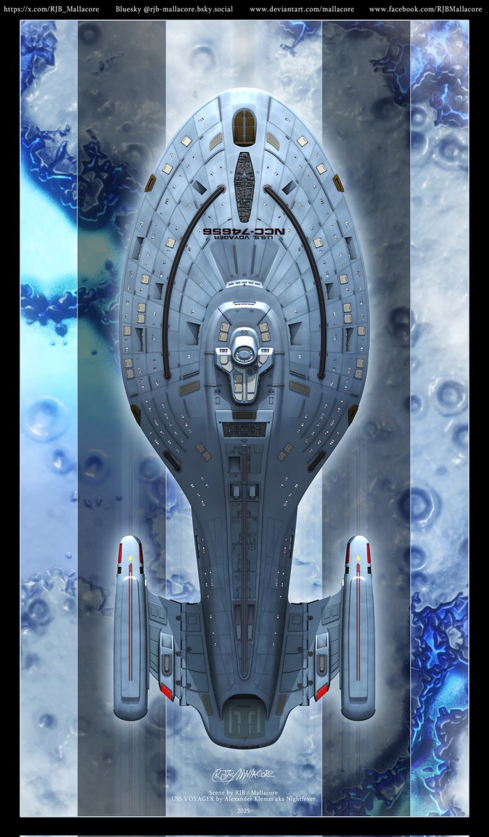 RJB_Mallacore's tweet image. Some Star Trek art for Trek Tuesday.
Boldly going where no one has gone before.
Enjoy.
#scifiart #scifi #fanart #StarTrek #TrekTuesday