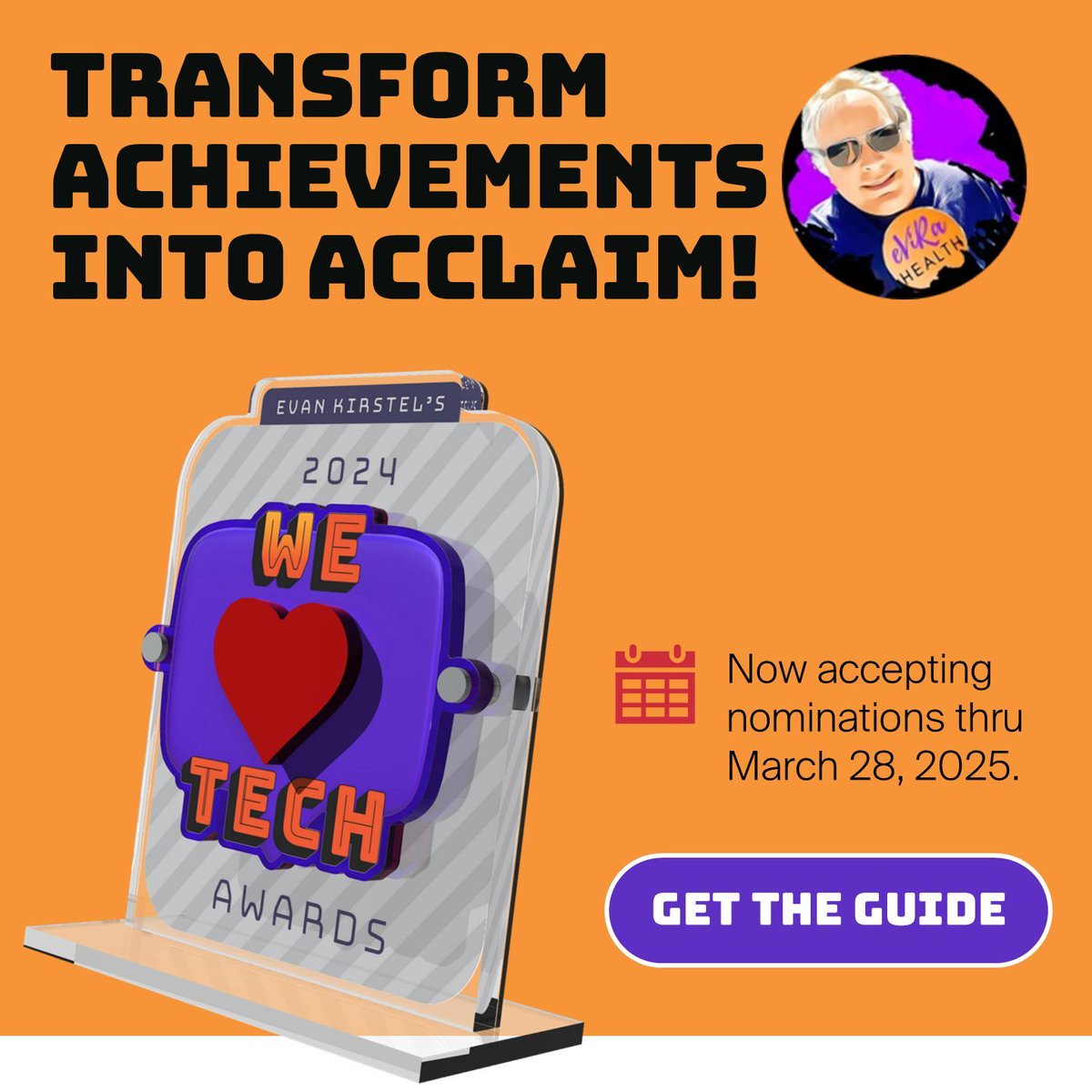 EvanKirstel's tweet image. 🔌 Innovators in networking, it’s your moment! Get recognized at the We ❤️ Tech Awards. Download the guide today. welovetechawards.com #NetworkingTech #Awards