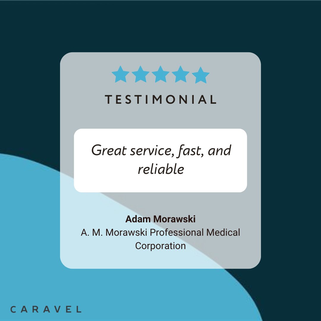 Caravel_Law's tweet image. Thank you, Adam! #TestimonialTuesday