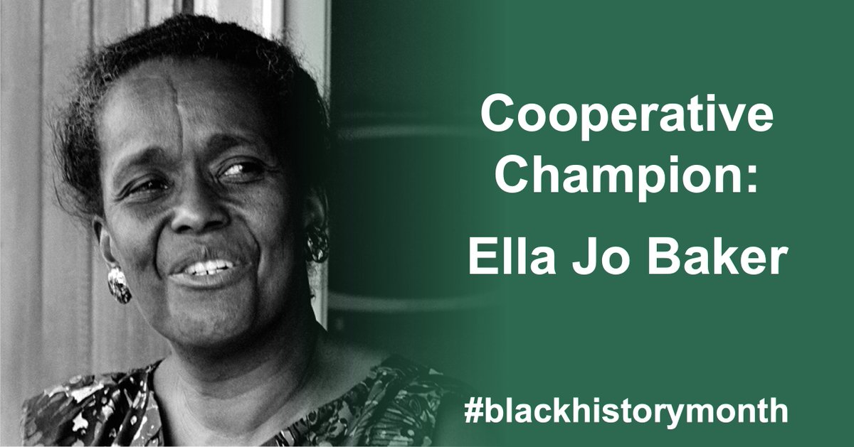 Ms. Baker was a civil rights leader who used the power of cooperative economics to solve problems for black communities in Harlem, NY and beyond. Thank you Ms. Baker for your relentless dedication to helping others! Learn more here: ellabakercenter.org/who-was-ella-b…
#BlackHistoryMonth