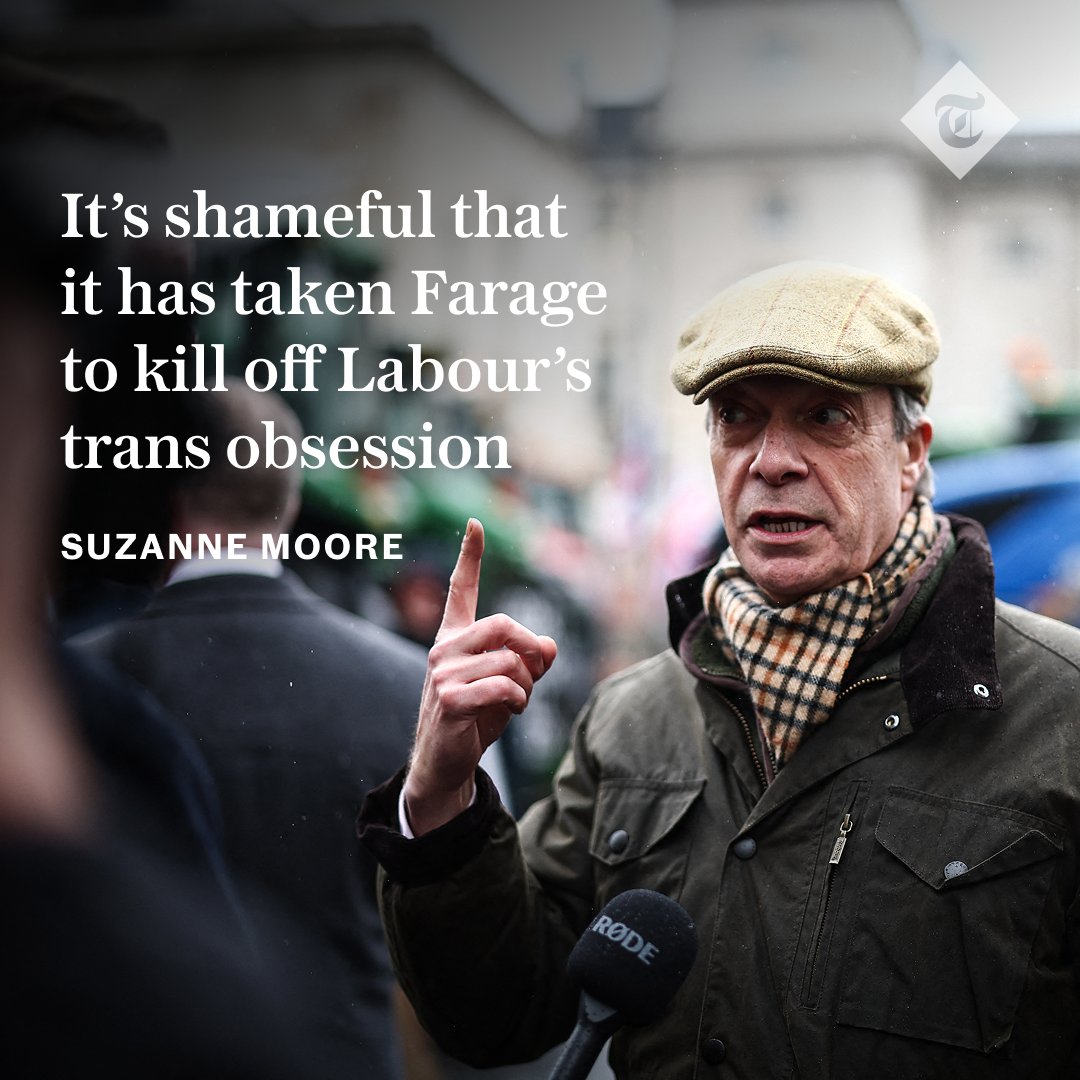 Telegraph's tweet image. 🖋️ &apos;Starmer has dropped his ridiculous gender-change plans just as Reform overtakes his party in the polls&apos; | Writes @suzanne_moore.

Read more here ⬇️
telegraph.co.uk/news/2025/02/1…