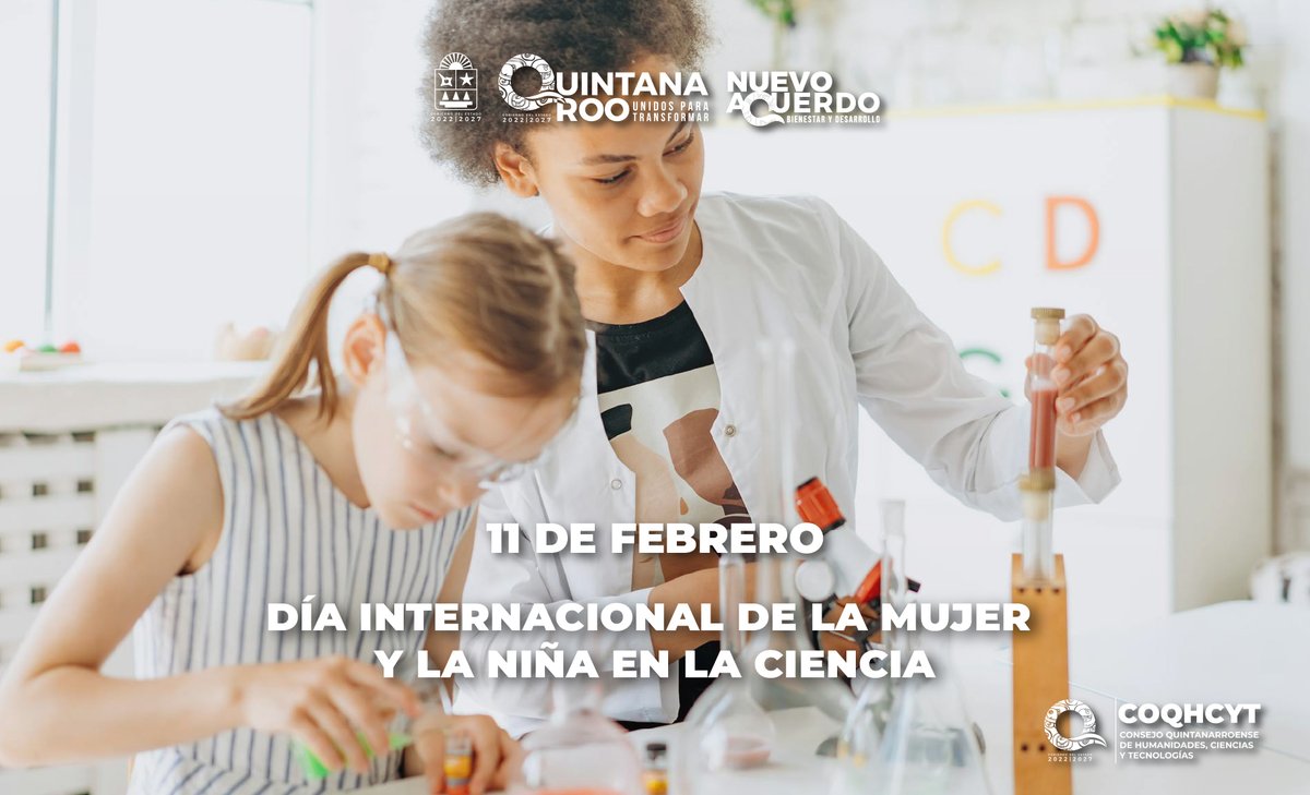 💜👩🏽‍🔬 El Día Internacional de la Mujer y la Niña en la Ciencia es conmemorado con el objetivo de reconocer el trabajo de las mujeres en la comunidad científica e impulsar la participación y vocaciones científicas en las niñas.  👧🏻🔬

#UnidosParaTransformar
#CienciaParaTransformar