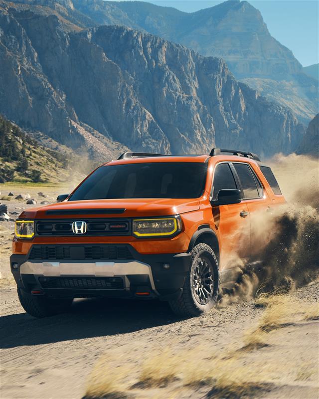 Honda's tweet image. The all-new #HondaPassport is on sale now. Ready to explore the off-road? Get yours: honda.us/3Xjj5kr