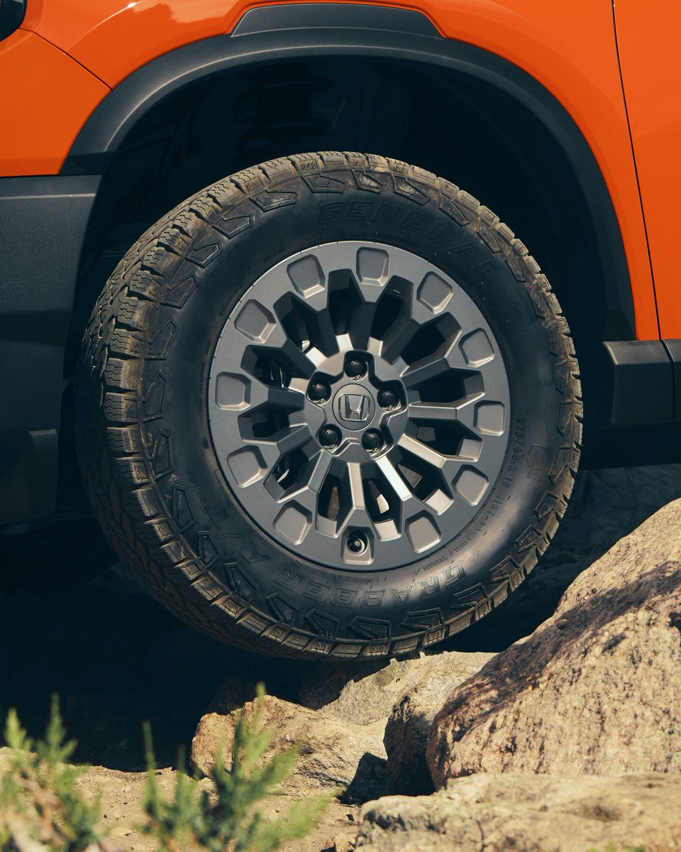 Honda's tweet image. The all-new #HondaPassport is on sale now. Ready to explore the off-road? Get yours: honda.us/3Xjj5kr