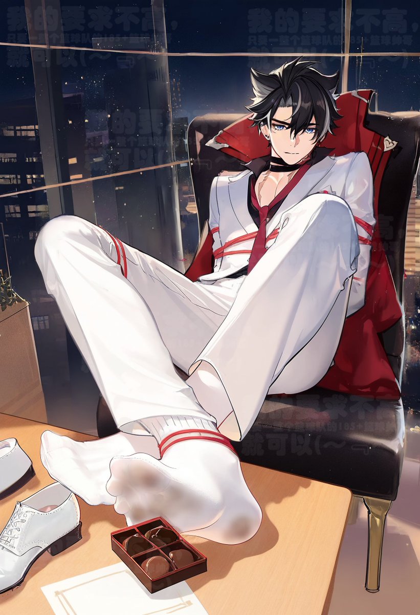 情人节巧克力`(*>﹏<*)′
#莱欧斯利 #Wriothesley  #リオセスリ