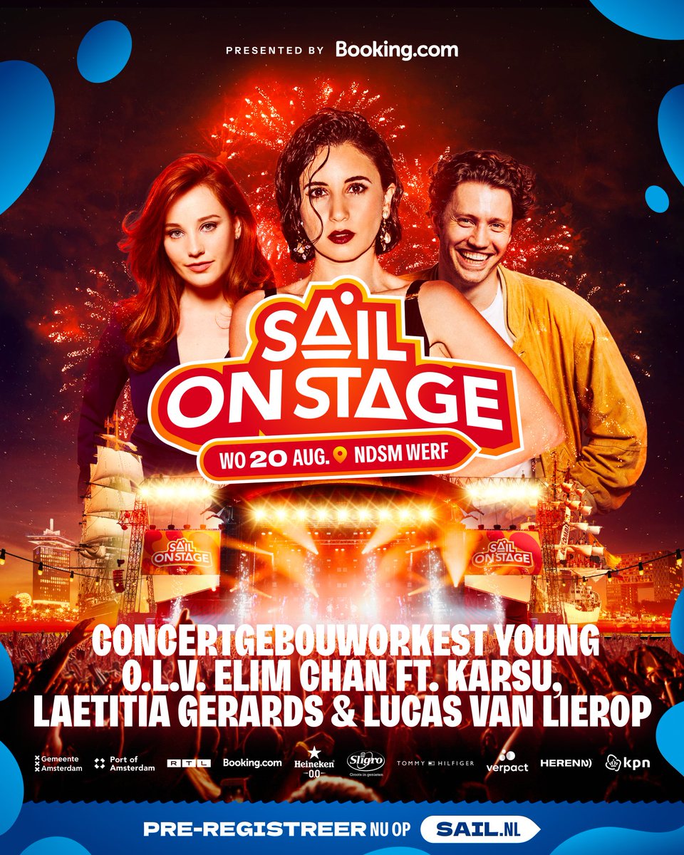 SAIL 2025 (@sailamsterdam) on Twitter photo Ready for the first SAIL On Stage artists? Op 20 augustus classy soundwaves met het <a href="/ConcertgbOrkest/">Concertgebouworkest</a>, onder leiding van Elim Chan, en solisten Karsu, Laetitia Gerards en Lucas van Lierop 😍🎶Pre-registreer nu en krijg als eerste toegang tot tickets: sail.nl/sail-on-stage-… Ready for the first SAIL On Stage artists? Op 20 augustus classy soundwaves met het <a href="/ConcertgbOrkest/">Concertgebouworkest</a>, onder leiding van Elim Chan, en solisten Karsu, Laetitia Gerards en Lucas van Lierop 😍🎶Pre-registreer nu en krijg als eerste toegang tot tickets: sail.nl/sail-on-stage-…