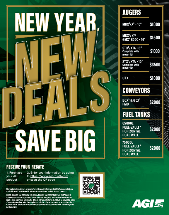 derekj_AB's tweet photo. The time has never been better to buy @AgGrowthIntl products, including Fuel Tanks!  Talk to your AGI dealer 
about "New Deals" for February! #fueltankfebruary https://t.co/6TJDY6aHW3