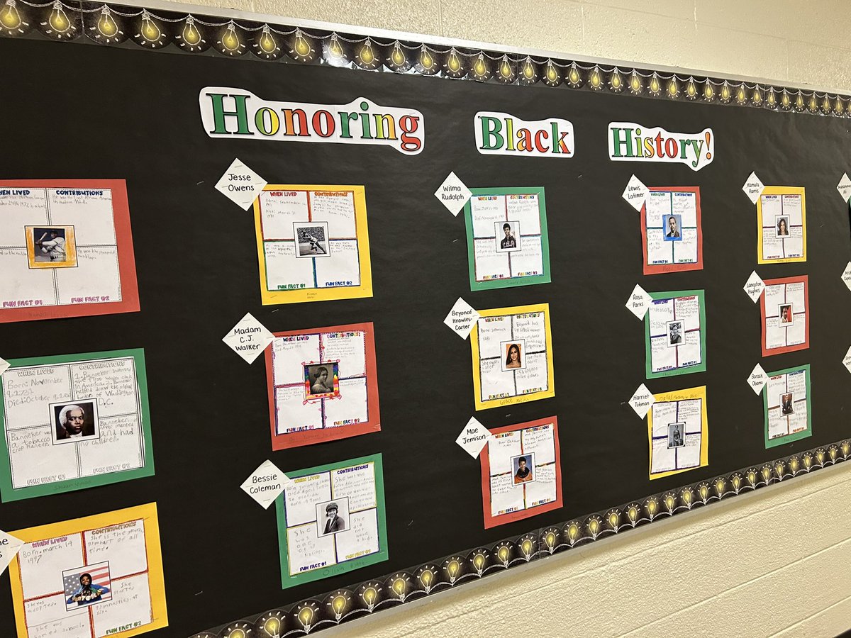 Celebrating Black History month here at Knollwood.