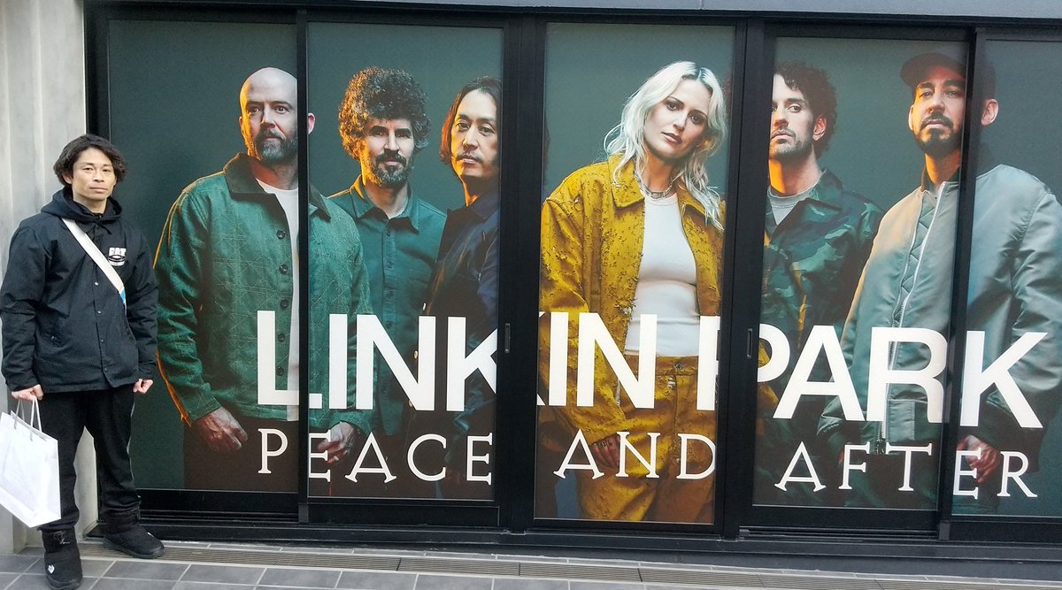 今日リンキンパークのポップアップに行き､欲しかったロンTを購入し